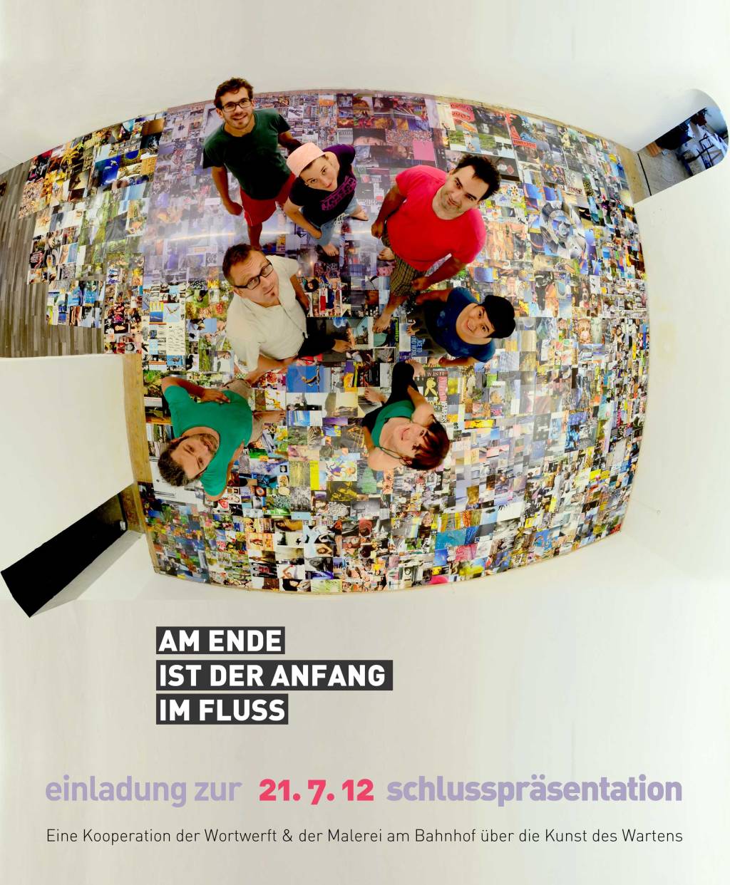 Lesung zur Schlusspräsentation „Am Ende ist der Anfang im&nbsp;Fluss“