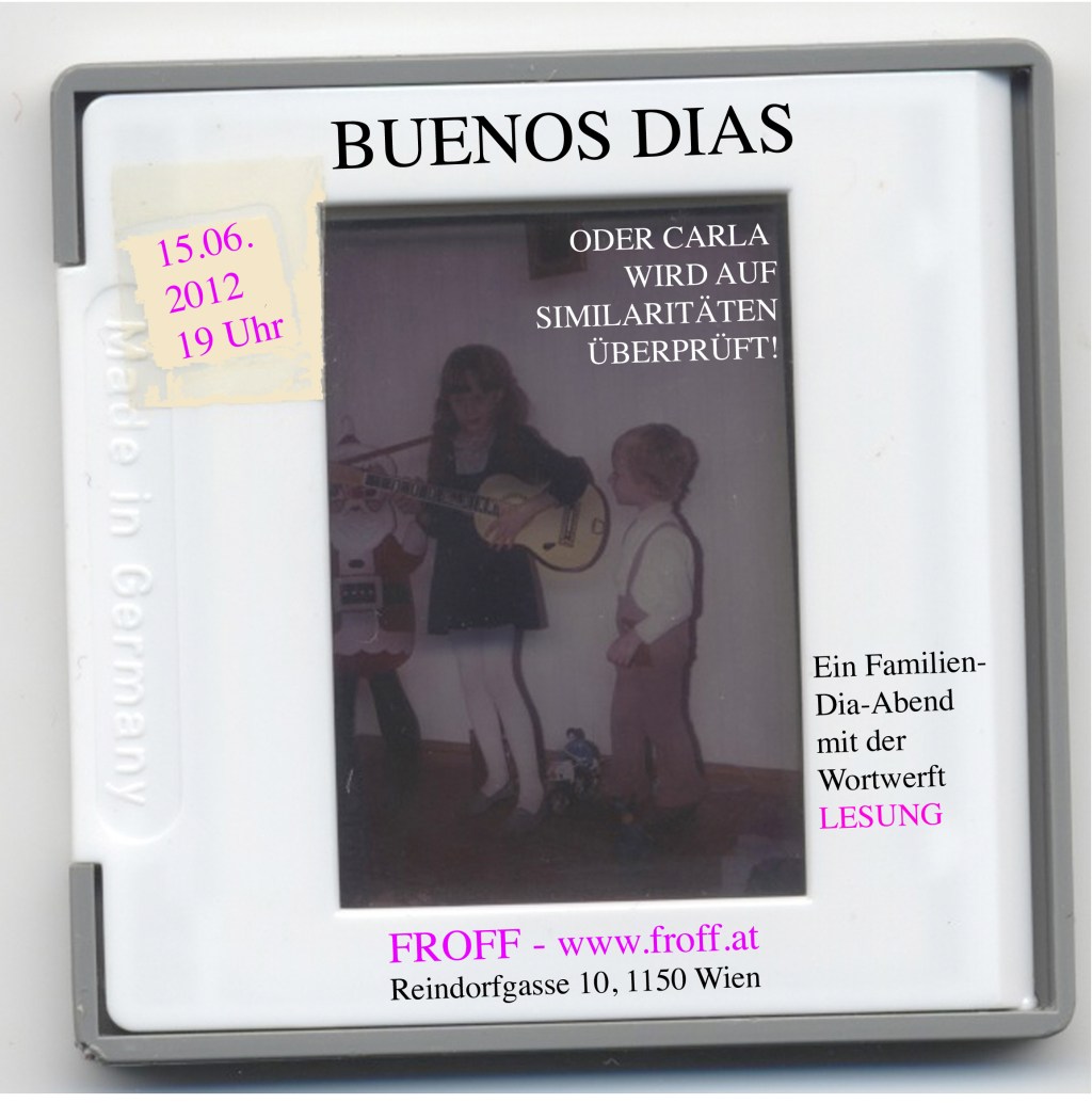 BUENOS DIAS  oder  CARLA WIRD AUF SIMILARITÄTEN&nbsp;ÜBERPRÜFT